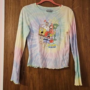 Spongebob tie-dye shirt Size medium